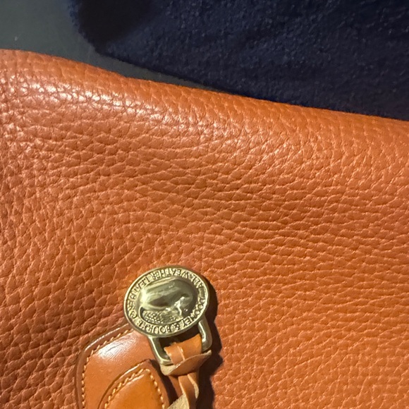 Dooney & Bourke Brown Leather Satchel - Picture 8 of 16